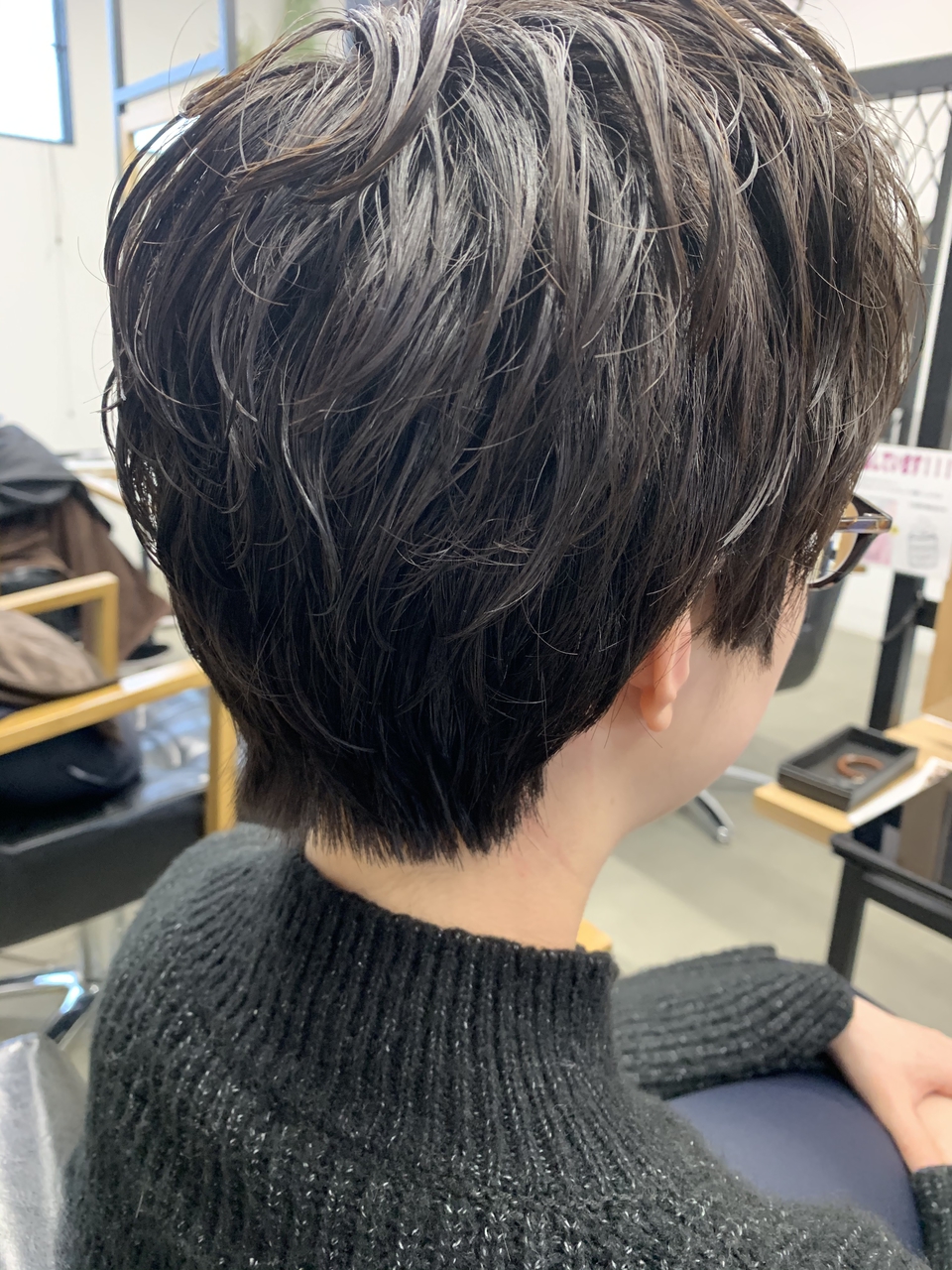 面長さんでも似合うショートパーマスタイル Official Blog JITA 谷九店