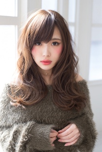 ゆったり波ウェーブスタイル